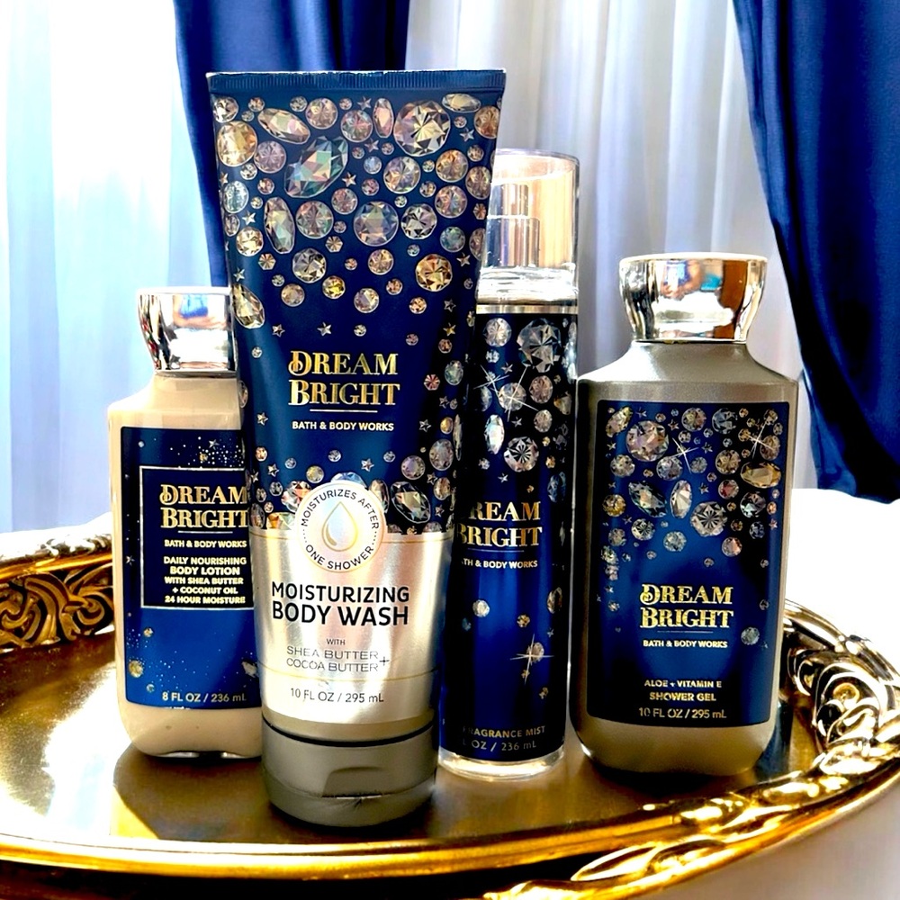 BATH AND BODY WORKS DREAM BRIGHT BODY CARE SET